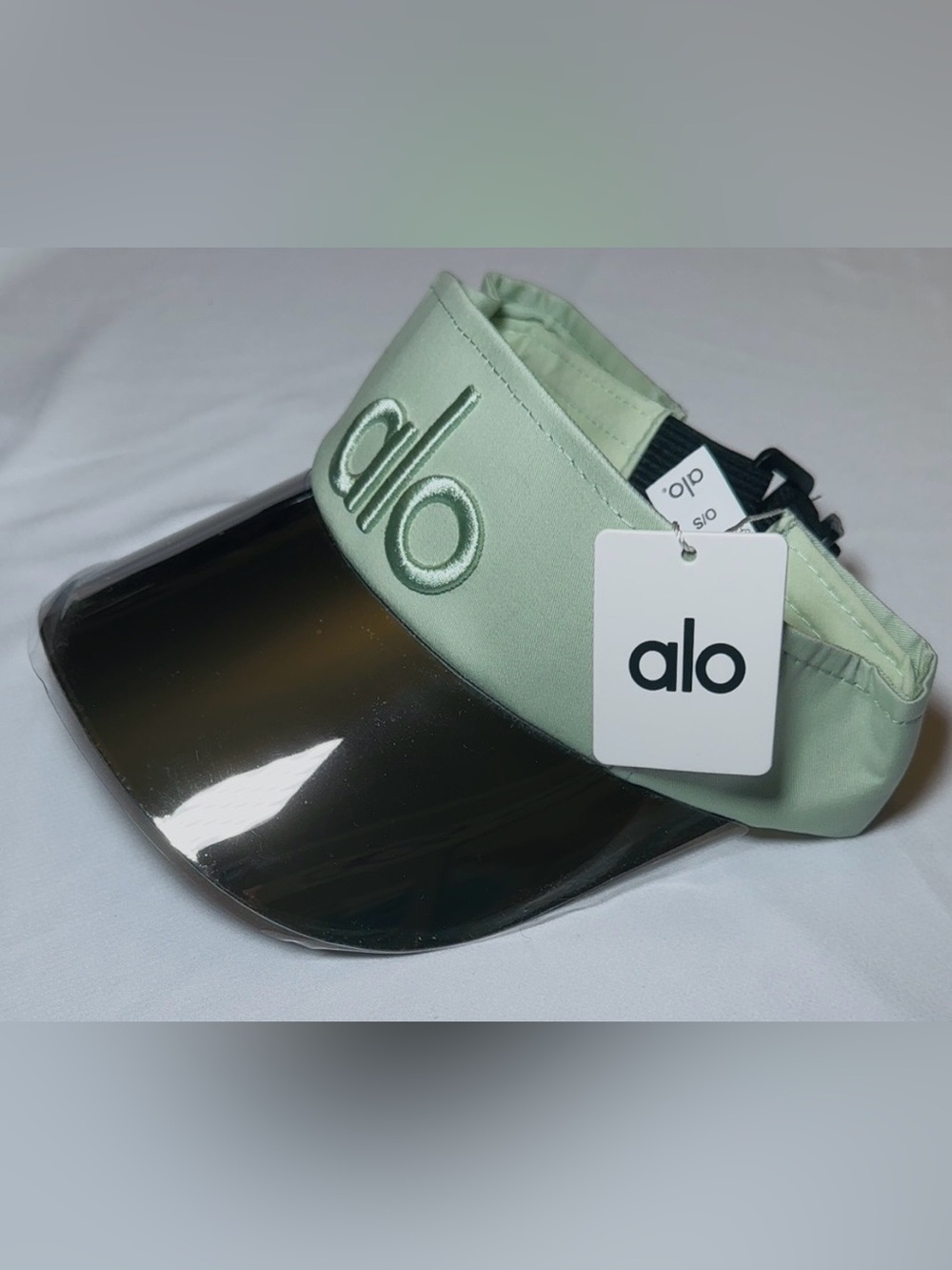 ALO Yoga Mint Green Visor with Tinted Shield